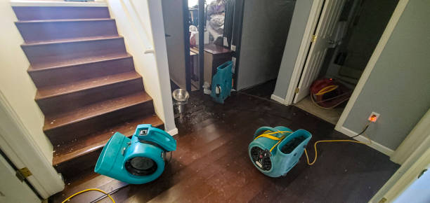 Water damage restoration process in Lewistown, MT